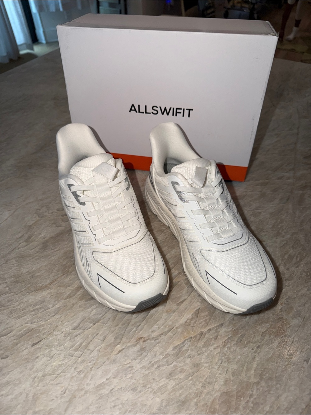Women's White Athletic Sneakers